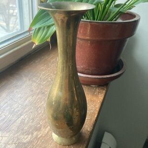 Vintage Brass Vase - Made in India